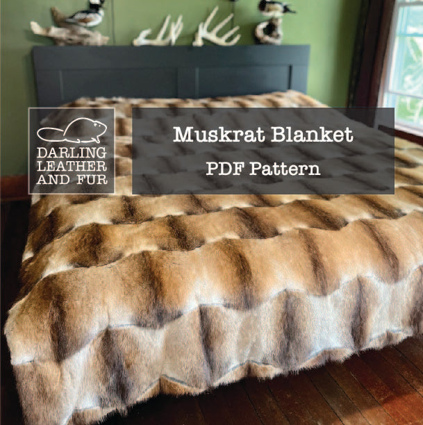 PDF Muskrat Fur Blanket Sewing Pattern