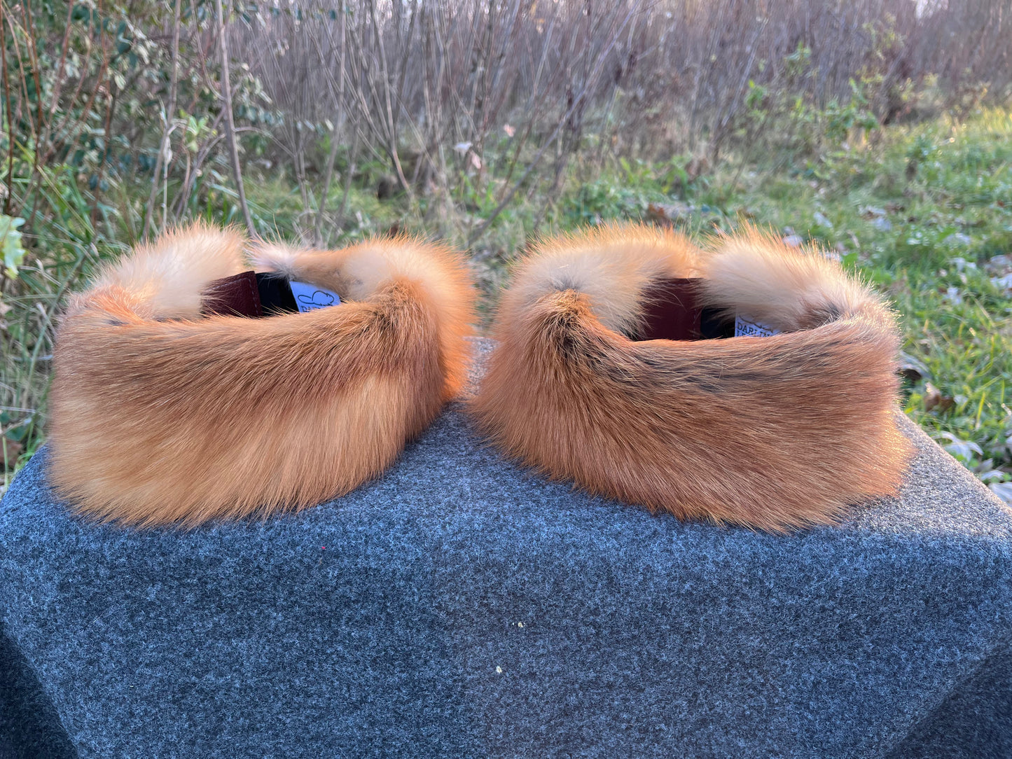 Red Fox and Merino Wool Headband/Neck Warmer
