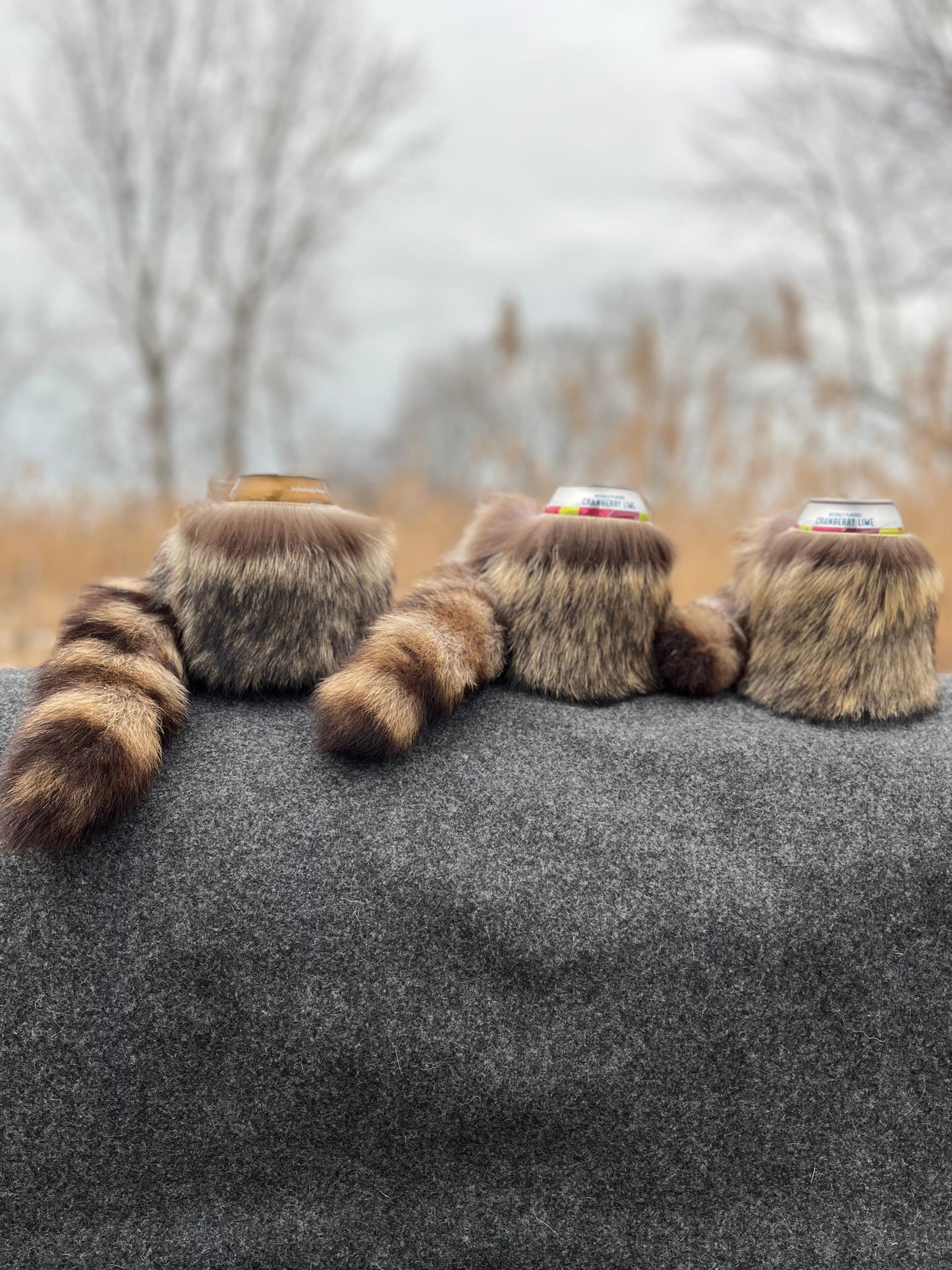 Raccoonzie Raccoon Tail Can Cooler