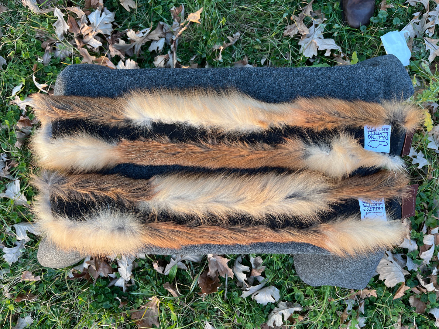 Red Fox and Merino Wool Headband/Neck Warmer