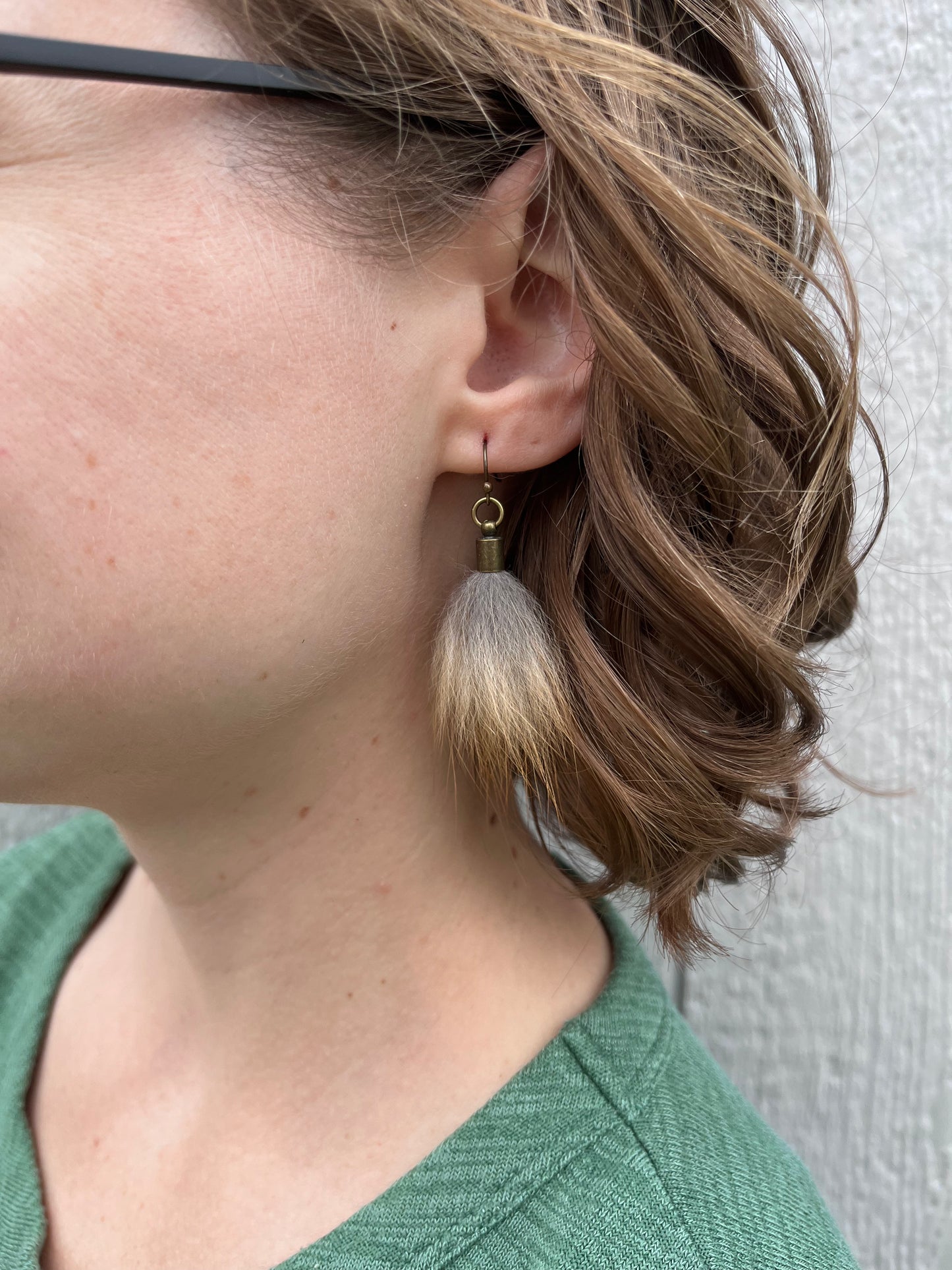 Red Fox Fly Earrings