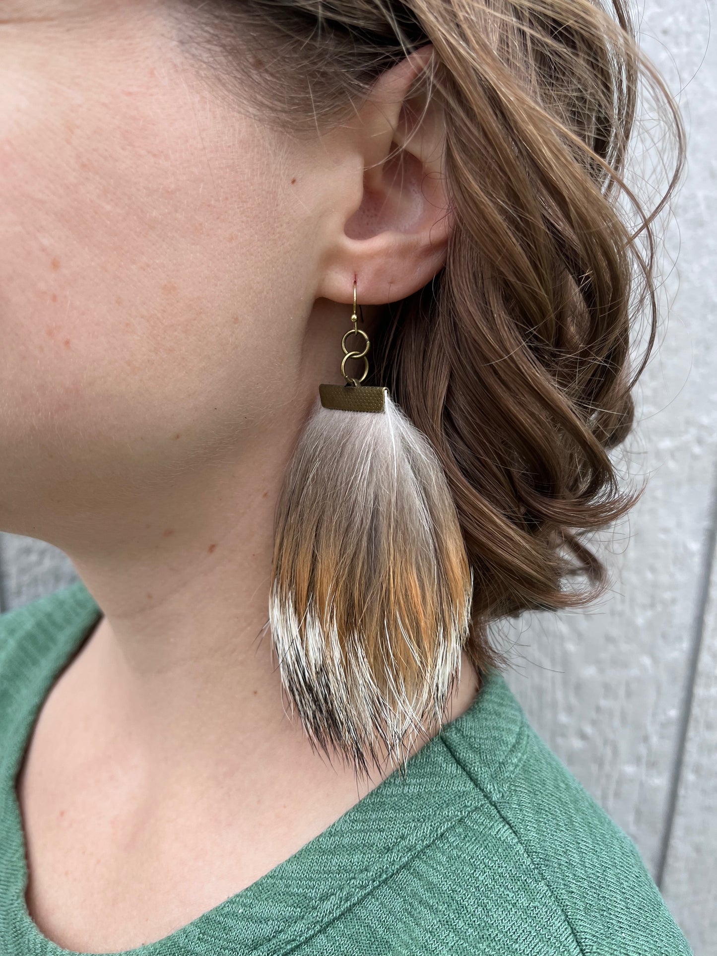 Coyote Fur Earrings