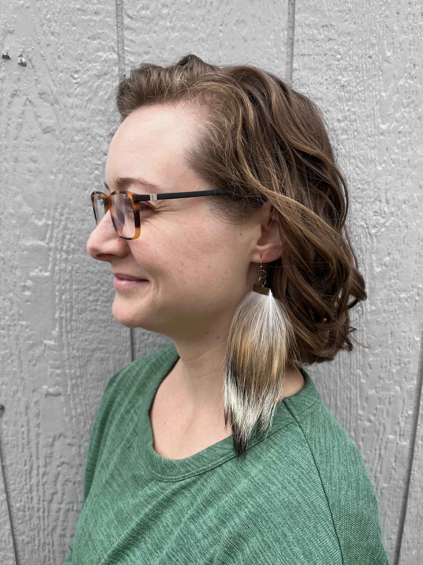 Coyote Fur Earrings