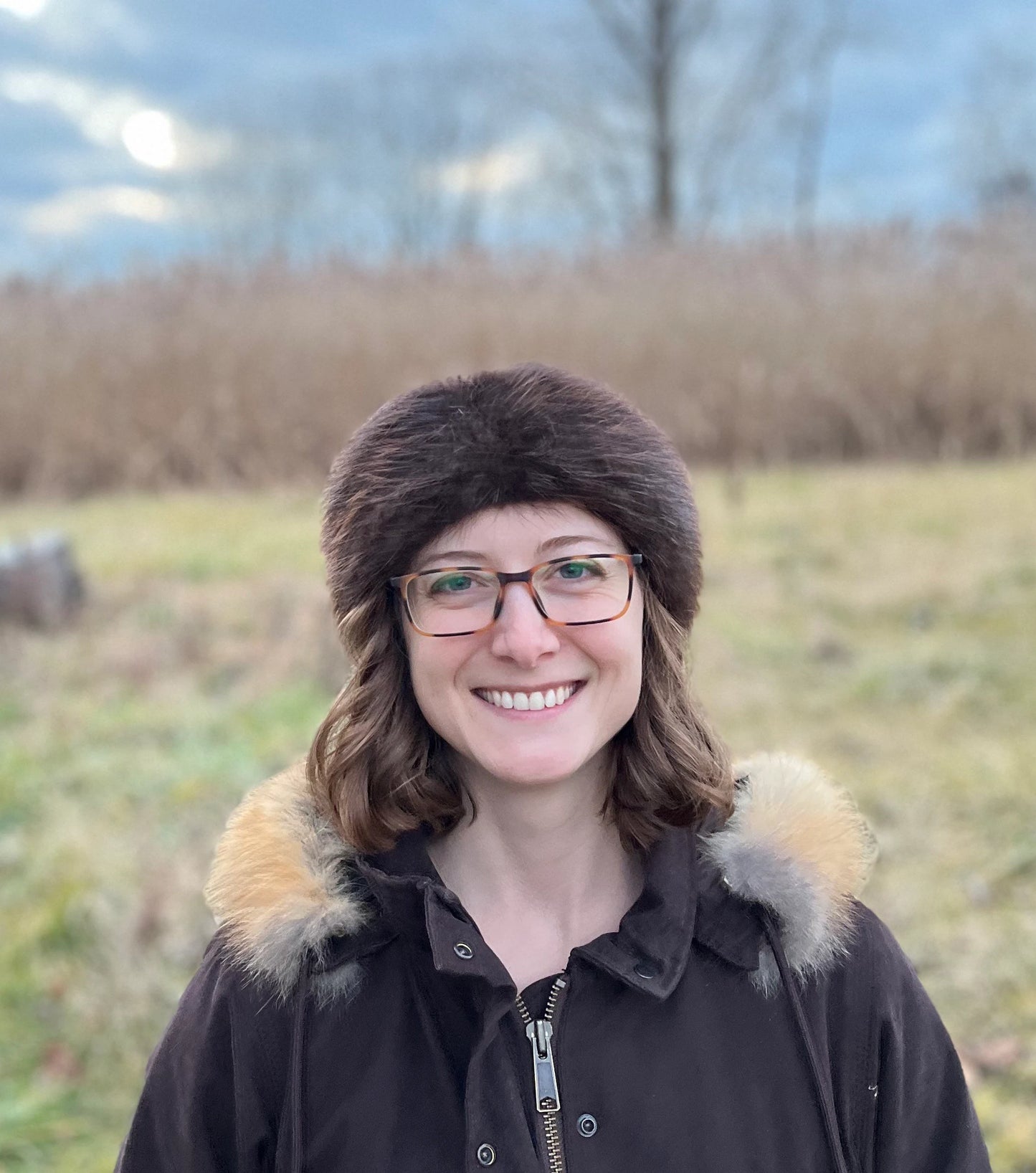 Beaver and Merino Wool Headband/Neck Warmer