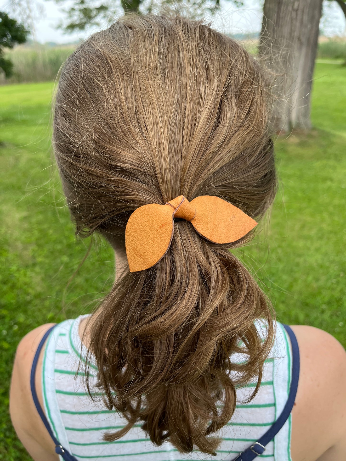 Buckskin Hair Ties - Set of 5