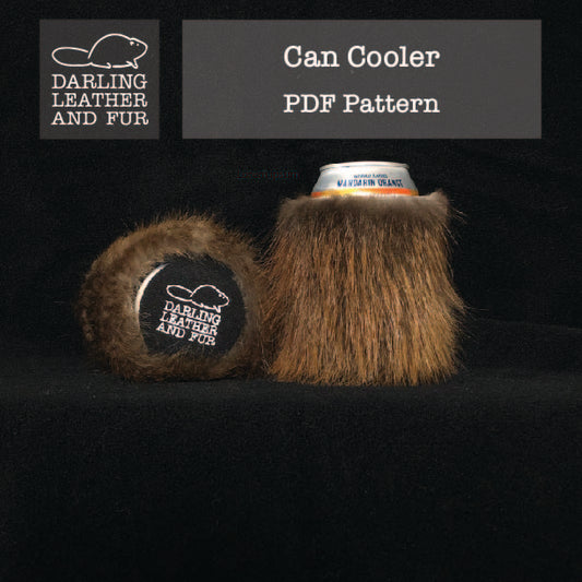 Fur Can Cooler PDF Sewing Pattern