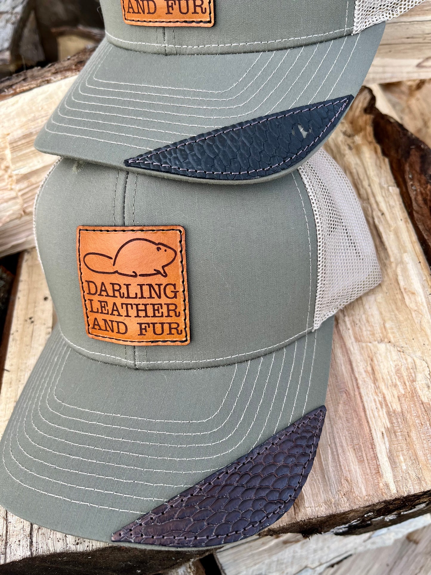 Logo Hat with Beaver Tail Patch