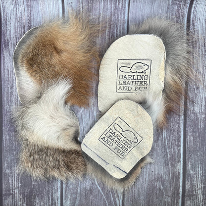 Fur Foot Warmers - Beaver Coyote Red Fox