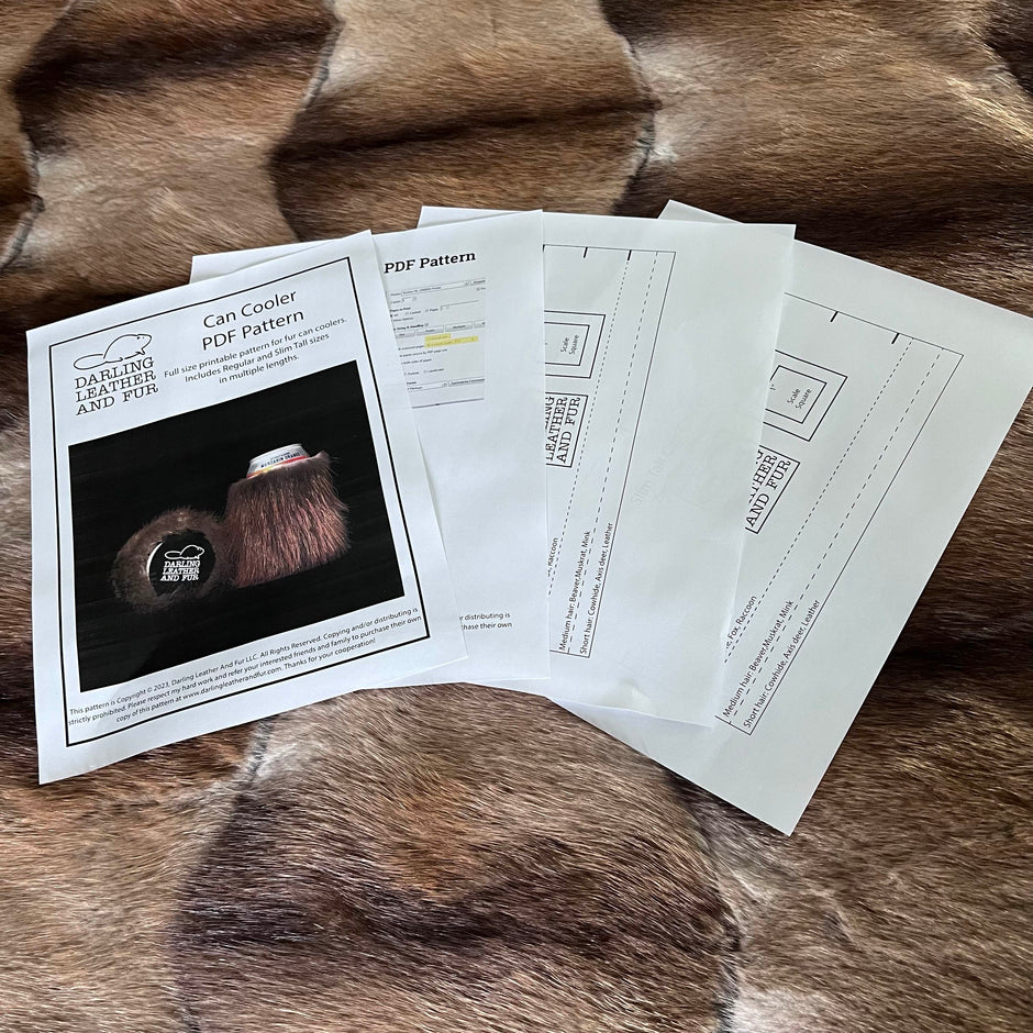 Fur Patterns Labeled Fur Sewing Patterns & Tutorials – Darling Leather And Fur LLC