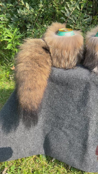 Coyote Can Cooler with Tail